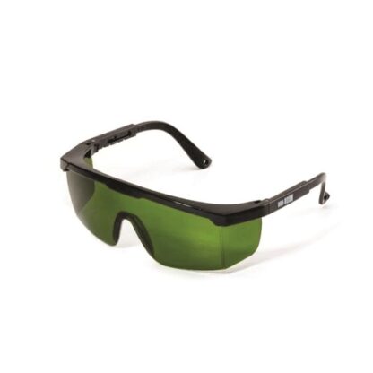 Safety Specs - Euro - Green - Adjustable Frame