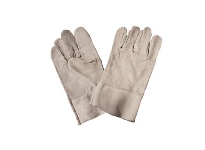 TAURUS GREY LEATHER GLOVES-DP-50MM