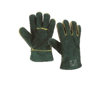 TAURUS GREEN LEATHER GLOVES-50MM