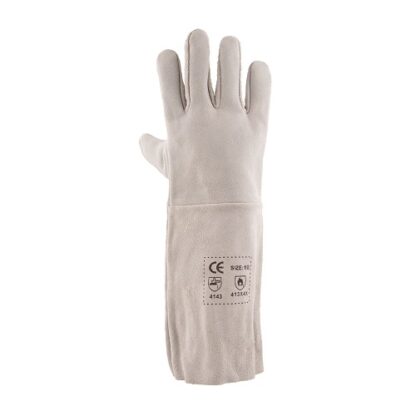 TAURUS GREY LEATHER GLOVES-DP-200MM