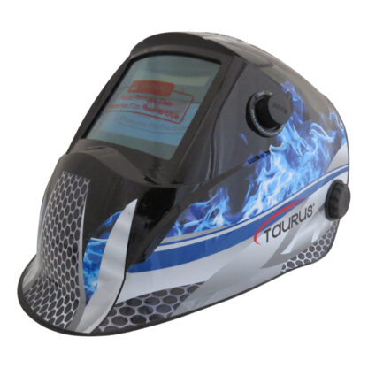 TAURUS ADJUSTABLE HELMET/GRINDING - METAL FIRE - TRUE VISION