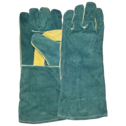 TAURUS GREEN LEATHER GLOVES-200MM