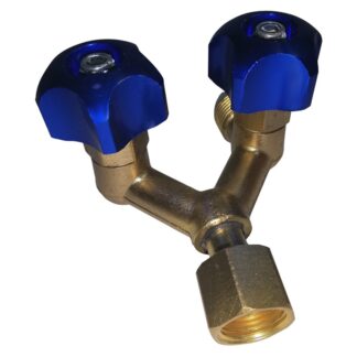 TAURUS OXY Y PIECE WITH VALVE 3/8
