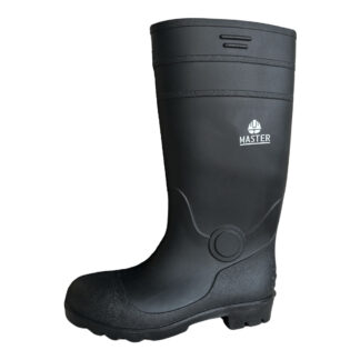 MASTER GUM BOOT - BLACK STC MID SOLE - SIZE UK4/EU38