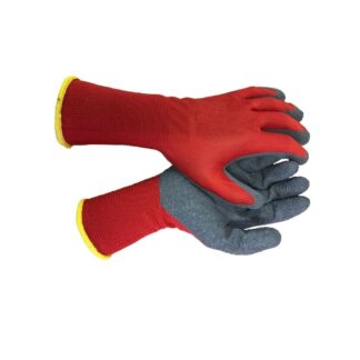 MASTER SP FLEX GLOVE - RED AND GREY WRINKLED PALM