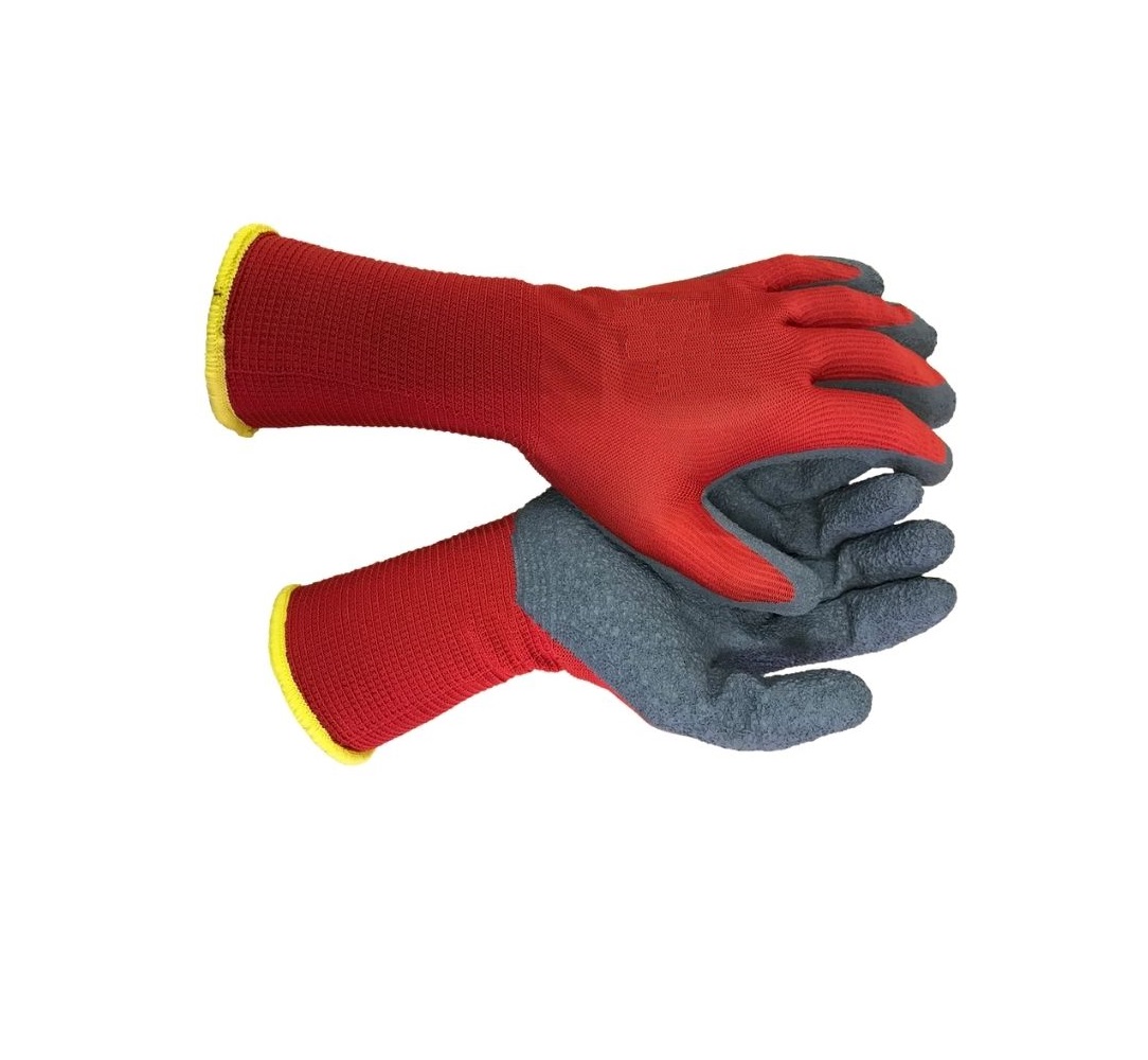 MASTER SP FLEX GLOVE - RED AND GREY WRINKLED PALM