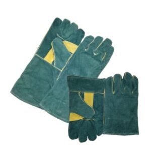 TAURUS GREEN LEATHER GLOVES