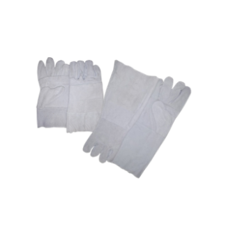 TAURUS GREY LEATHER GLOVES