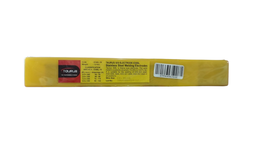TAURUS STAINLESS STEEL WELDING ELECTRODES 308L