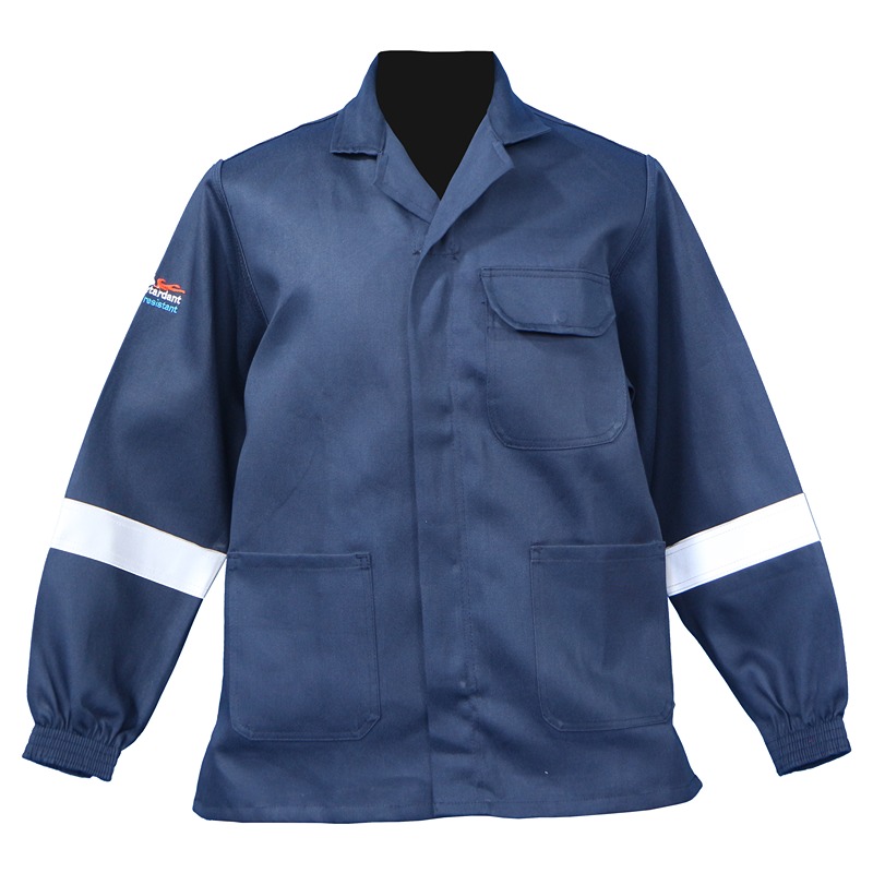 MASTER D59 FLAME / ACID RETARDANT NAVY BLUE JACKET - SIZE 28